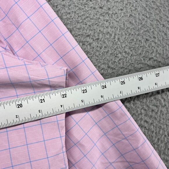 Ralph Lauren Shirt Men's Medium Pink Plaid Plaid Checkered Button Down Pony NEW - Picture 4 of 12